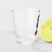 Mechaniker-Boost-Turbo-Motor-Nitro-Weihnachtsmann- Schnapsglas (Links)