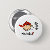 Mechaniker Button (Vorne & Hinten)