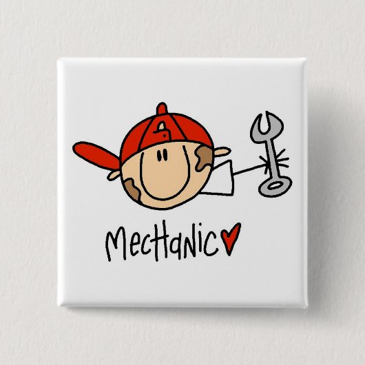 Mechaniker Button (Vorderseite)