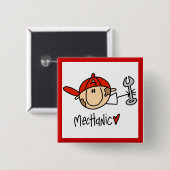 Mechaniker Button (Vorne & Hinten)