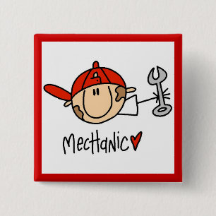 Mechaniker Button