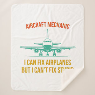 Mechaniker des Flugzeugs kann ich Flugzeuge repari Sherpadecke