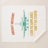 Mechaniker des Flugzeugs kann ich Flugzeuge repari Sherpadecke (Vorderseite (Horizontal))