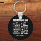 Mechaniker des Luftfahrzeugs - Mechanisches Multit Schlüsselanhänger (Vorderseite)
