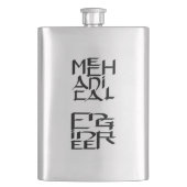 Mechaniker Flachmann (Vorderseite)