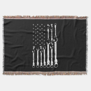 Mechaniker-Flagge Amerikanische patriotische Flagg Decke
