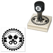 Mechaniker für berufliches Auto Gummistempel (Stempel)