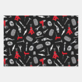 Mechaniker für die Reparatur von Auto Geschenkpapier Set (Vorderseite)