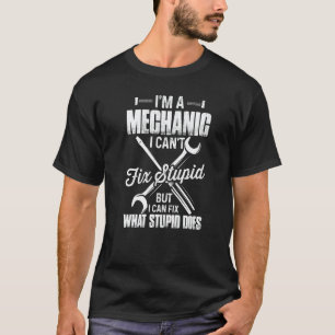 Mechaniker für Männer Vater Auto Diesel Automobil T-Shirt