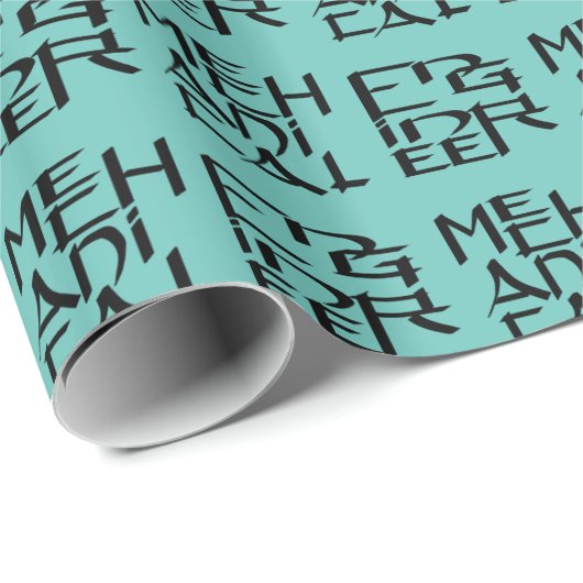 Mechaniker Geschenkpapier (Rolleneckpunkt)