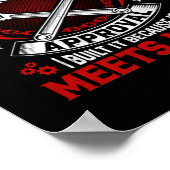 Mechaniker habe ich es nicht gebaut poster (Ecke)