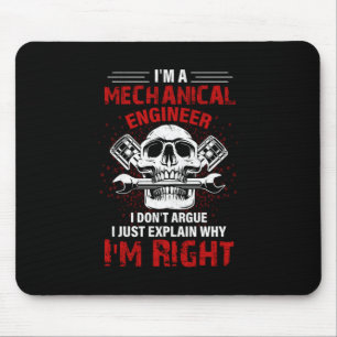 Mechaniker Ich bin Maschineningenieur Mousepad