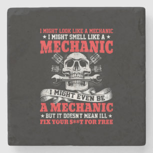 Mechaniker Ich Könnte Wie Ein Mechaniker Aussehen Steinuntersetzer