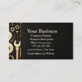 Mechaniker, Ingenieur, Reparaturhandyman Visitenkarte (Vorderseite)