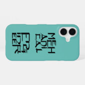 Mechaniker iPhone 16 Hülle (Rückseite (Horizontal))