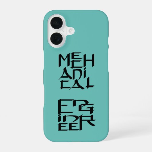 Mechaniker iPhone 16 Hülle (Rückseite)