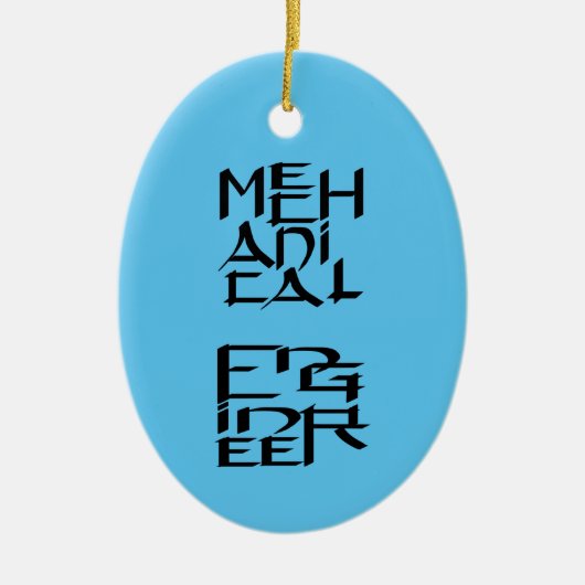 Mechaniker Keramik Ornament (Vorne)