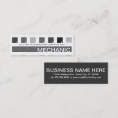 MECHANIKER-Kundenanerkennung (Modquadrate) Treuekarte (Vorne/Hinten)