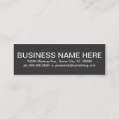 MECHANIKER-Kundenanerkennung (Modquadrate) Treuekarte (Rückseite)