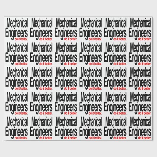 Mechaniker machen es besser geschenkpapier (Flach)