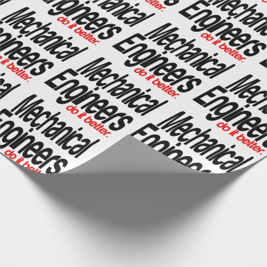 Mechaniker machen es besser geschenkpapier (Ecke)