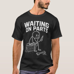 Mechaniker Männer Auto-Reparatur Wartendes Auto Te T-Shirt