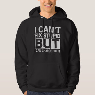 Mechaniker Männer Frauen Können Dummheit Nicht Beh Hoodie