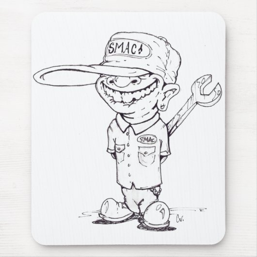 Mechaniker-Mausunterlagen Mousepad (Vorne)