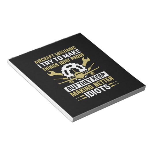 Mechaniker Notizblock (angewinkelt)