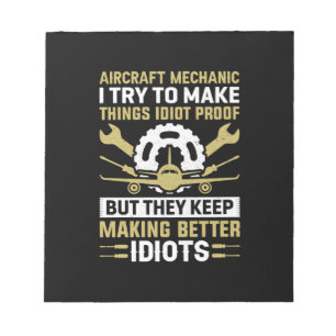 Mechaniker Notizblock