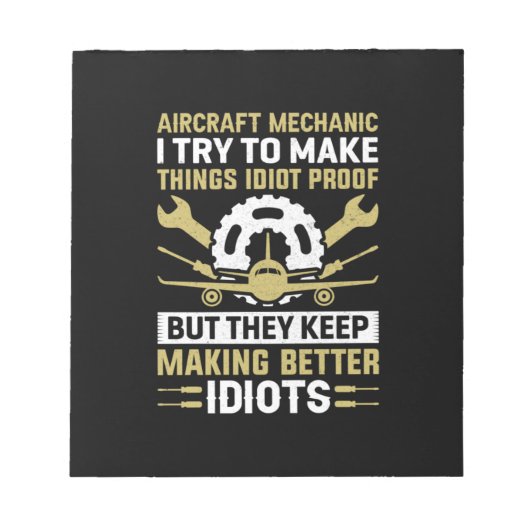 Mechaniker Notizblock (Vorderseite)