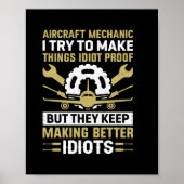 Mechaniker Poster (Vorne)