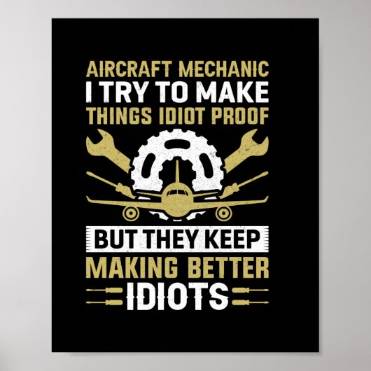 Mechaniker Poster (Vorne)