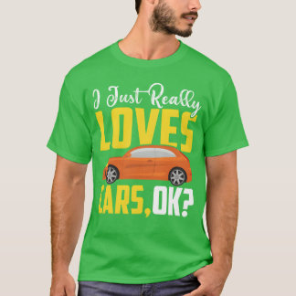Mechaniker sagt Slogan Ich liebe Autos wirklich T-Shirt