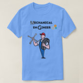Mechaniker Schwarz-Weiß-Geschenk für T-Shirt (Design vorne)