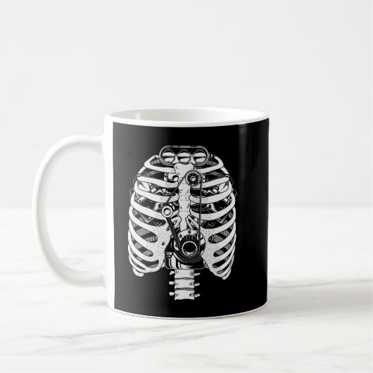 Mechaniker Skeleton Mechaniker Kaffeetasse (Links)