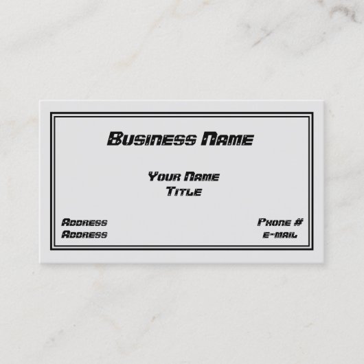 Mechaniker-u. Auto-Körper-Entwurfs-Geschäfts-Karte Visitenkarte (Vorderseite)