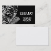 Mechaniker übersetzt Visitenkarte 3,5" x 2,0" (Vorne/Hinten)