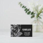 Mechaniker übersetzt Visitenkarte 3,5" x 2,0" (Stehend Vorderseite)