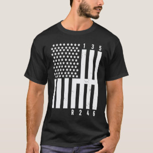 Mechaniker US-Flagge Tuner Auto-Reparaturwerkzeuge T-Shirt