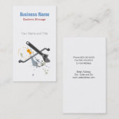 Mechaniker Visitenkarte (Vorne/Hinten)