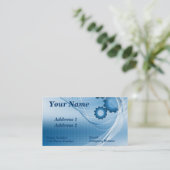 Mechaniker-Visitenkarte 2 Visitenkarte (Stehend Vorderseite)