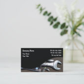 Mechaniker-Visitenkarten Visitenkarte (Stehend Vorderseite)