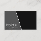 Mechaniker - Visitenkarten Visitenkarte (Rückseite)