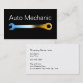 Mechaniker-Visitenkarten Visitenkarte (Vorne/Hinten)