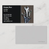 Mechaniker-Visitenkarten Visitenkarte (Vorne/Hinten)