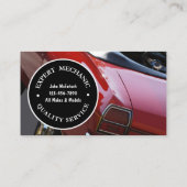 Mechaniker-Visitenkarten Visitenkarte (Rückseite)