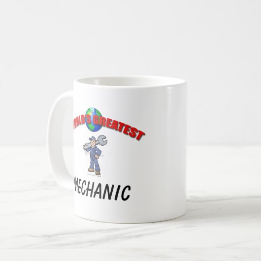 Mechaniker-weltbeste Tasse (Vorderseite Links)