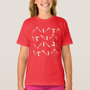 Mechaniker Werkstatt Werkzeuge Muster T-Shirt