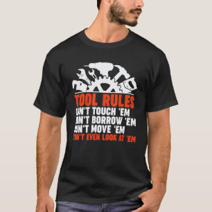 Mechaniker-Werkzeugregeln T-Shirt